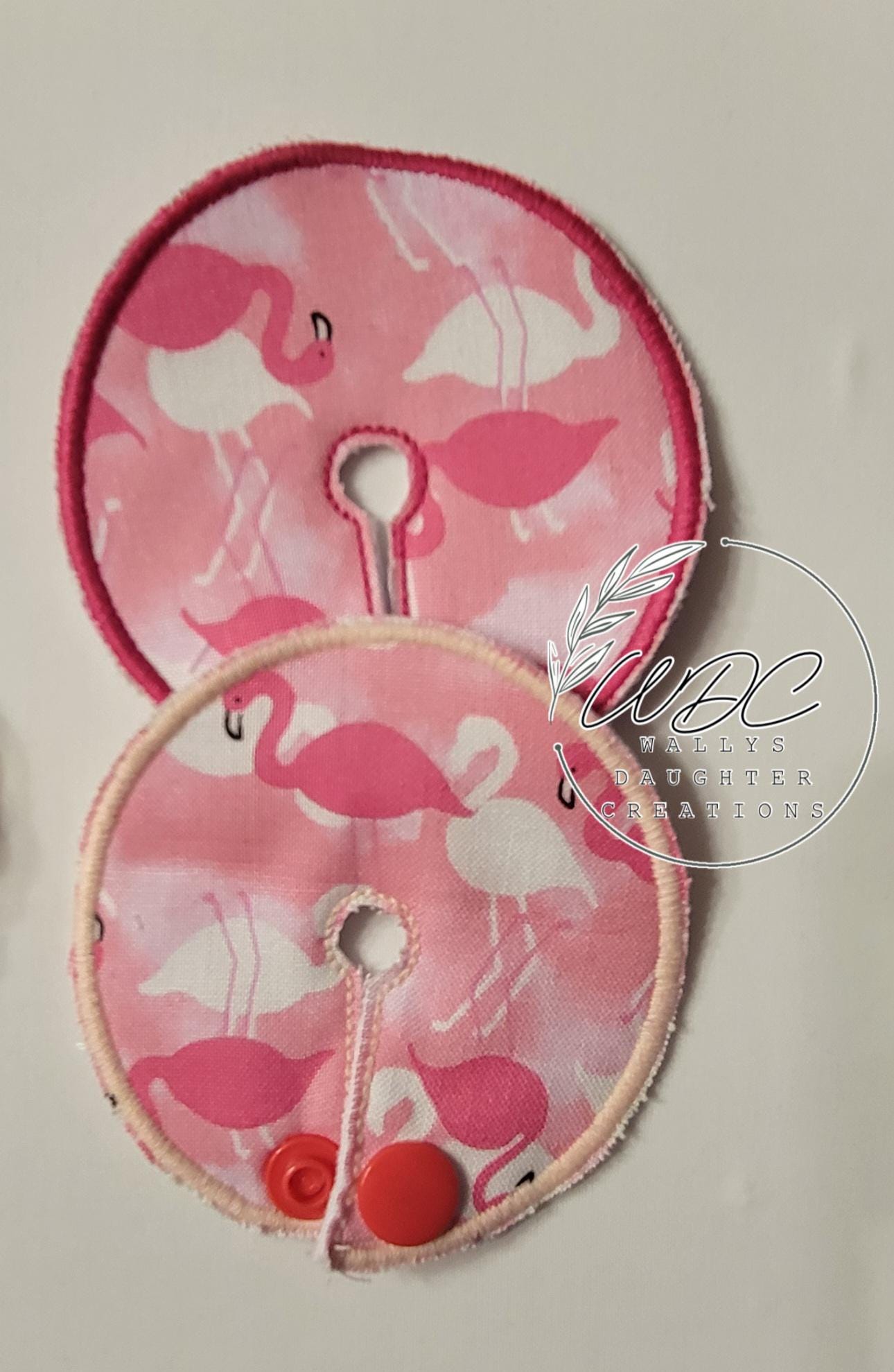 2 flamingo gtube pads with different thread colors