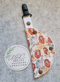 The King Clip on feeding tube port cover