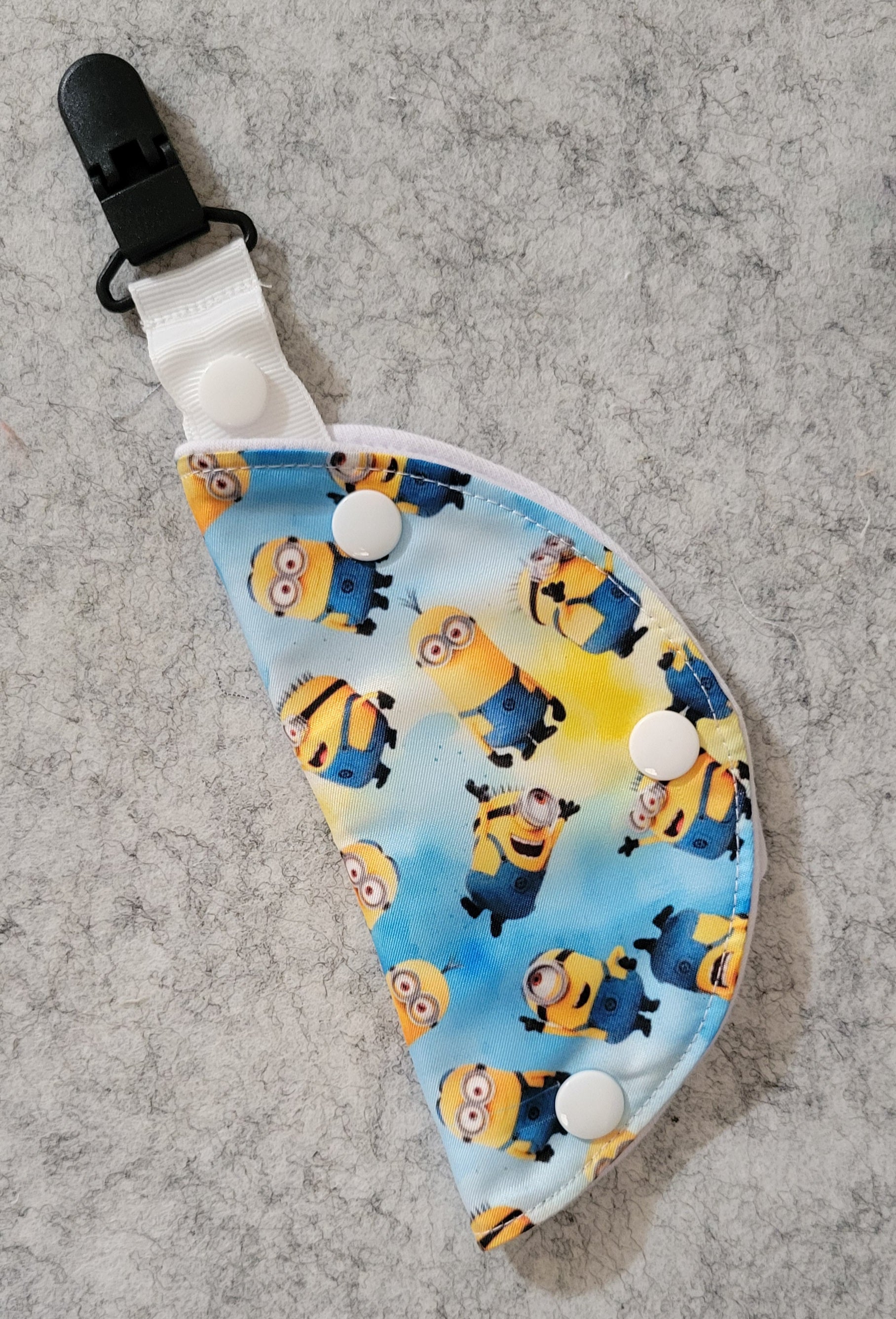 Clip on Port cover in a character print