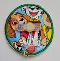 dog character gtube pad in green thread