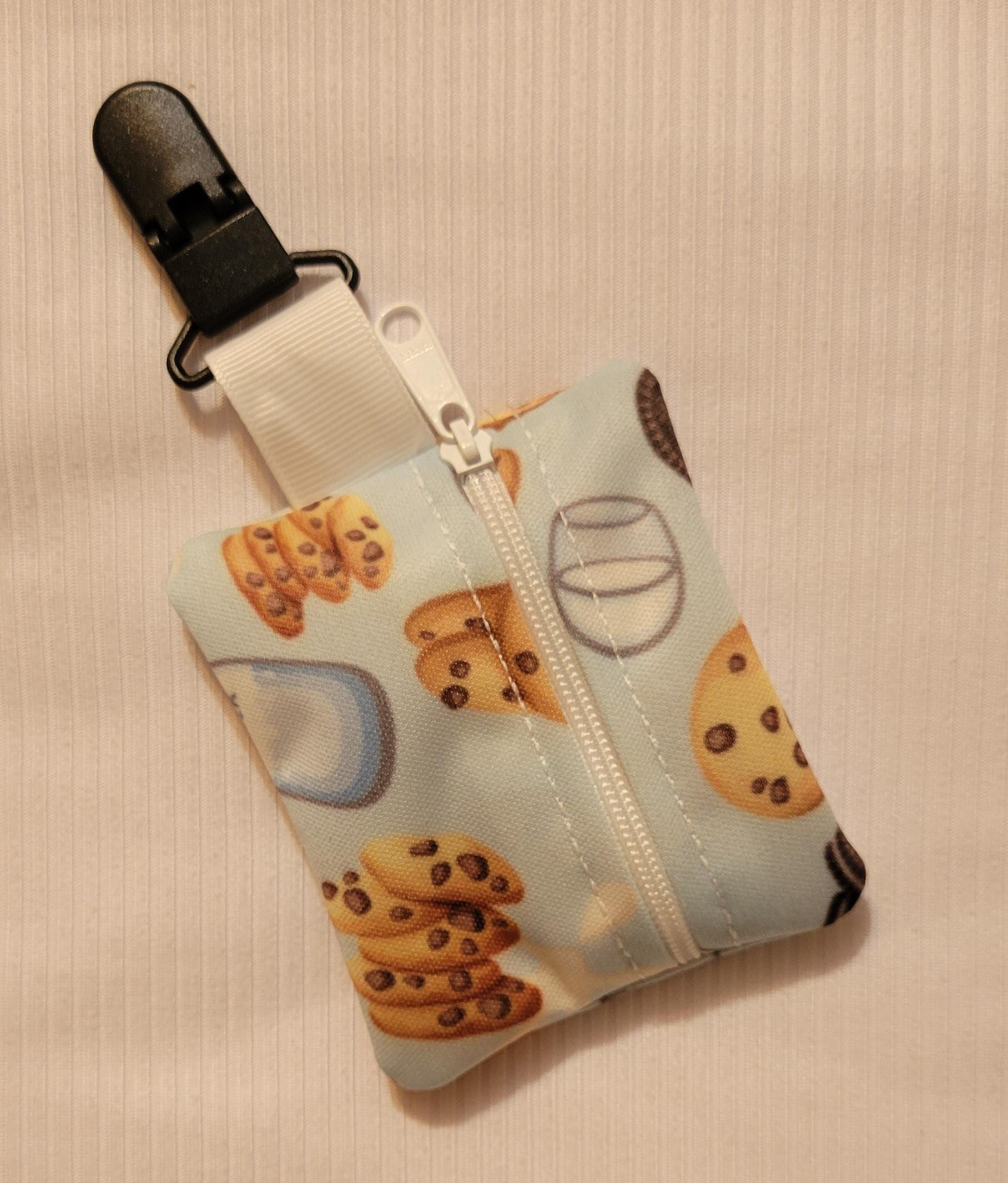NG /NJ Tube Clip-on Zip Pouch, Medical Tubing Support