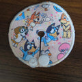 Gtube pad on beige background with Aussie Dog Characters