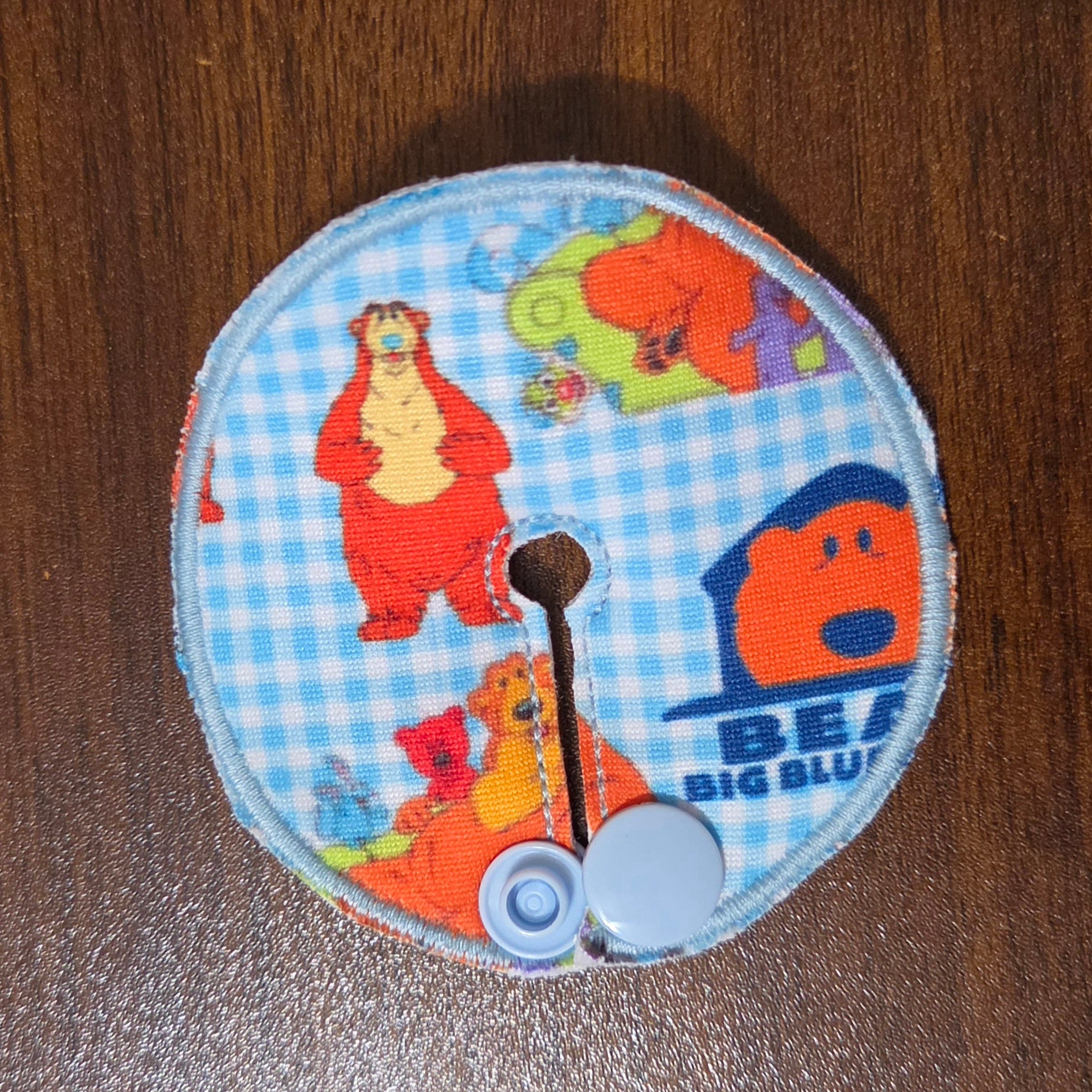 gtube pad in big bear with blue house print