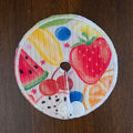 Gtube pad with fruit print