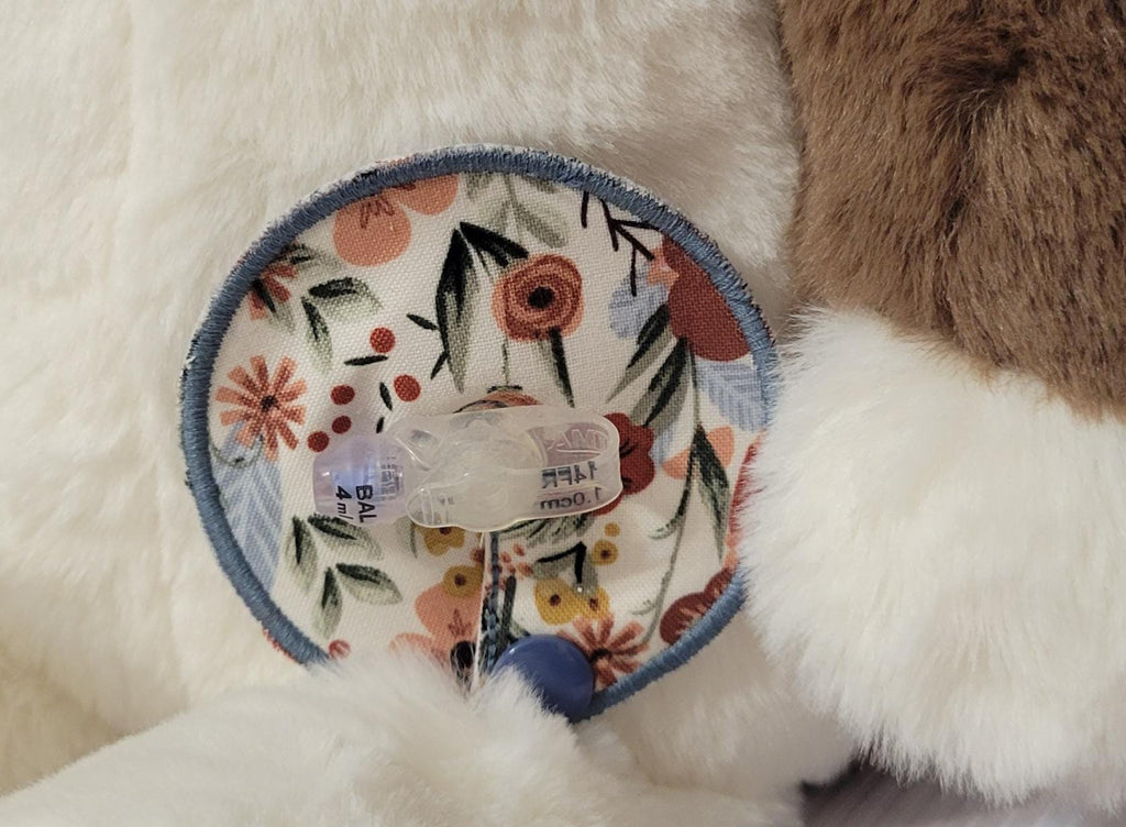 3" G Tube Pad, Bohemian Floral, Snap Closure