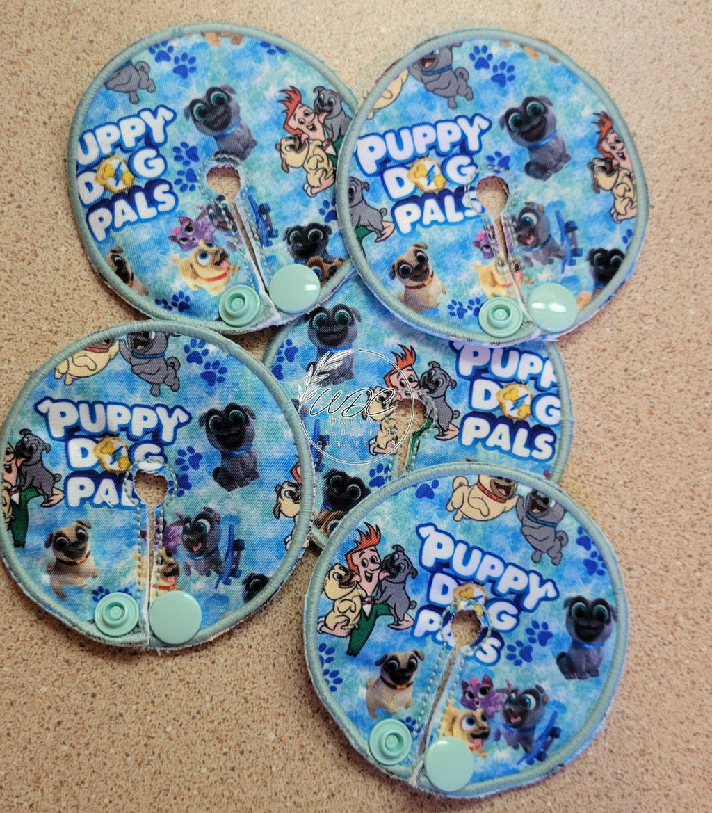 3" G Tube Pad, Dog Pals, Snap Closure