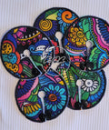multiple Gtube pad in abstract paisley art