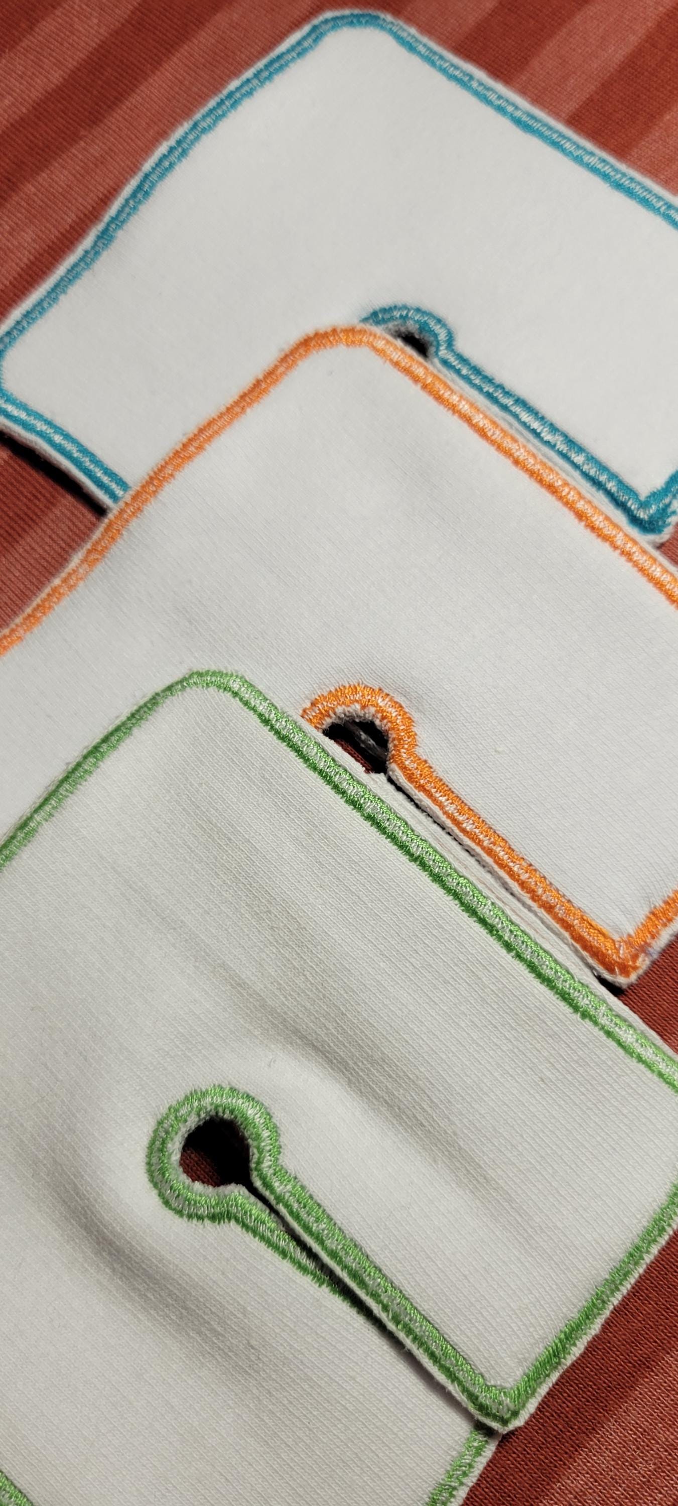 back side view of trach pad
