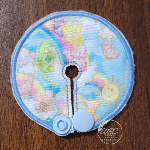 Gtube pad in bear and rainbows print