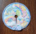 Gtube pad with bears and rainbow characters