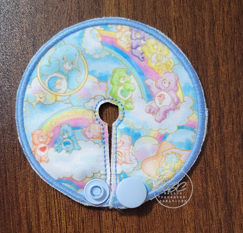 Gtube pad with bears and rainbow characters