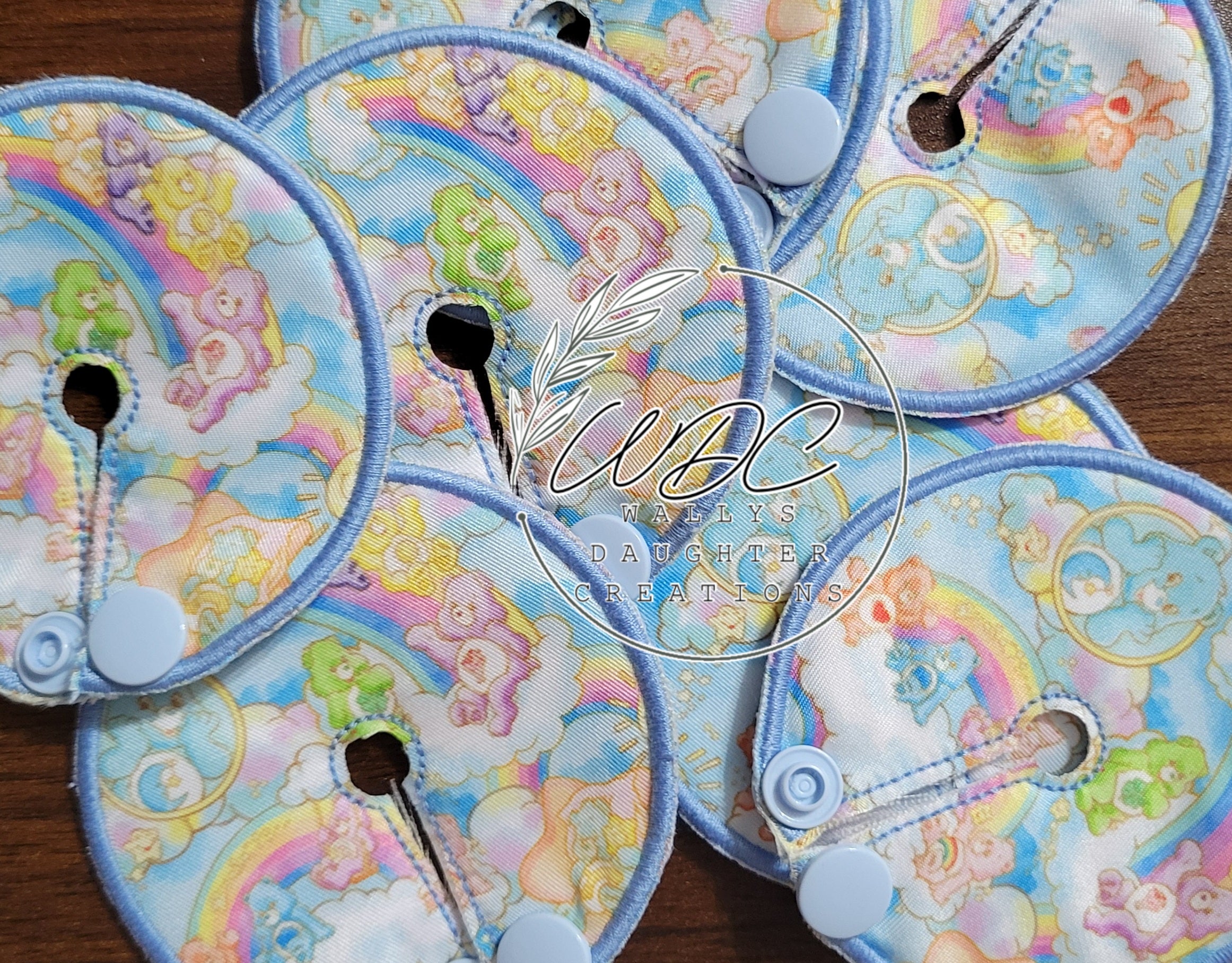 Gtube pad collage in bear and rainbow print