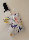 Clip on Zip Pouch Bugs