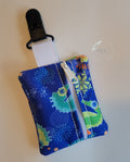 Clip on Zip Pouch Seahorse