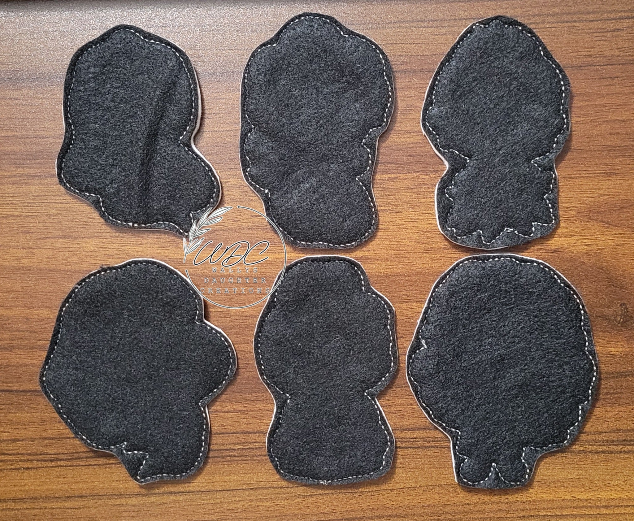 Black back view of wipeable princess coloring characters