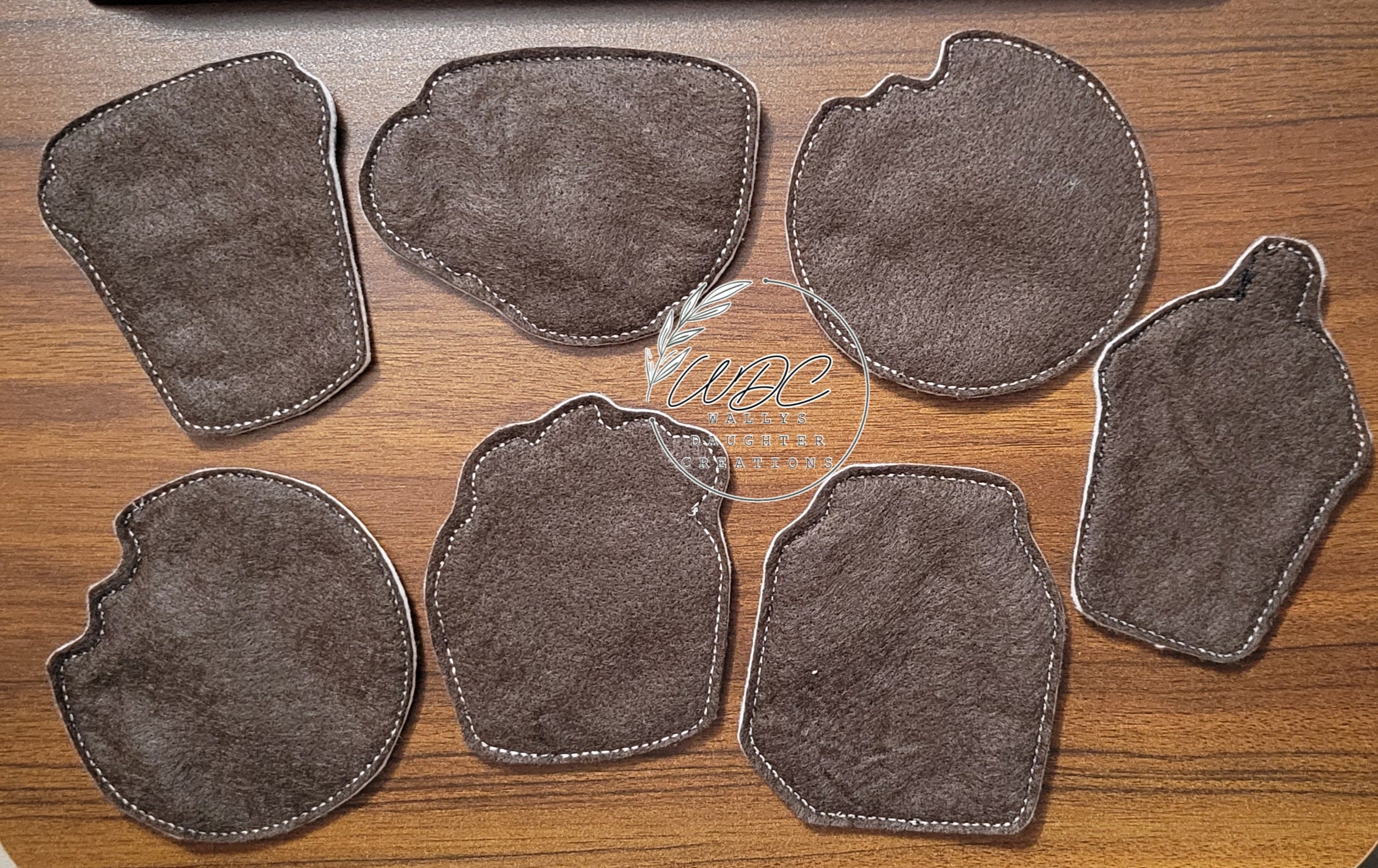 Brown backing view of barista fun wipeable coloring set