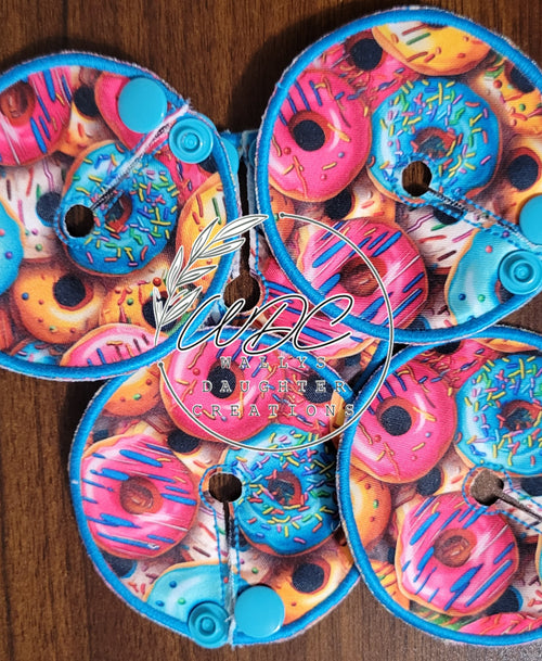 Gtube pad with donut print collage
