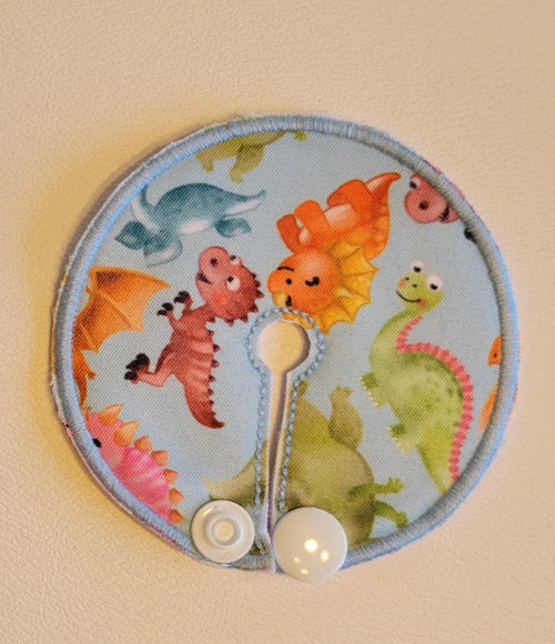 Gtube pad in baby dinosaur print