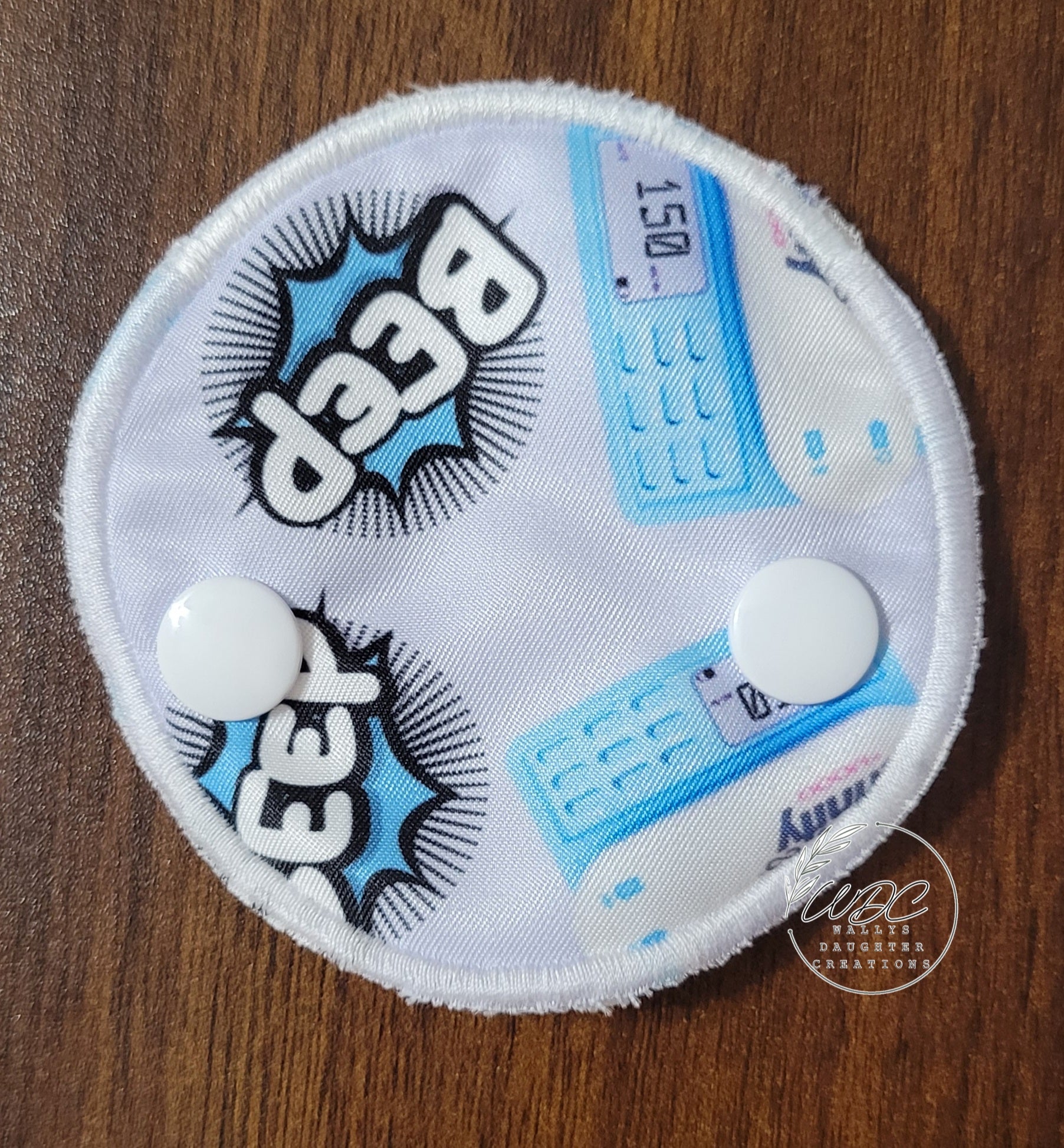 snap down cover gtube pad with pump