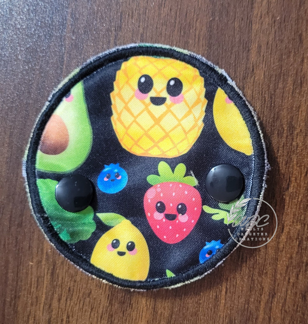 Snap Down Cover Gtube pad in fruit print