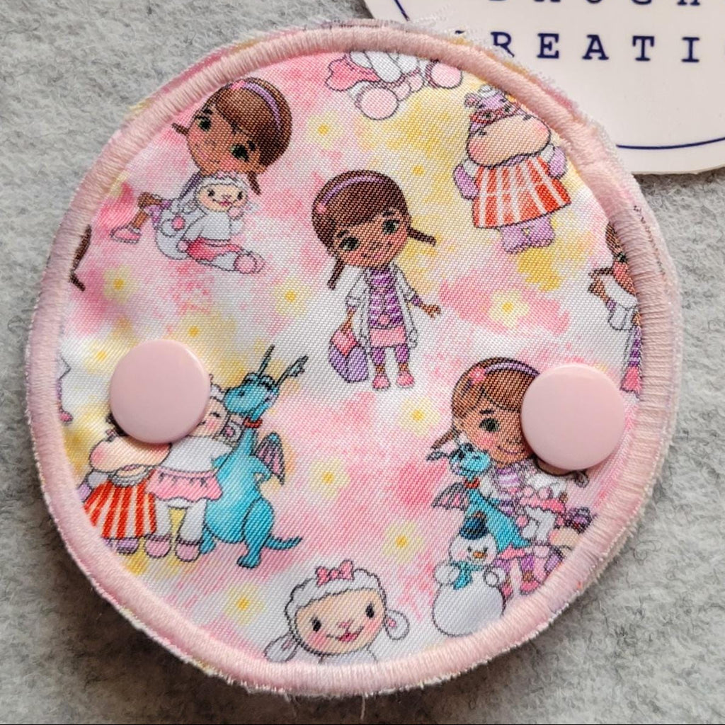 Snap Down Gtube pad with Doc and Stuffies characters