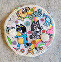 Snap down cover gtube pad with characters