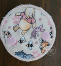 Snap Down Pad in Pink honey bear character