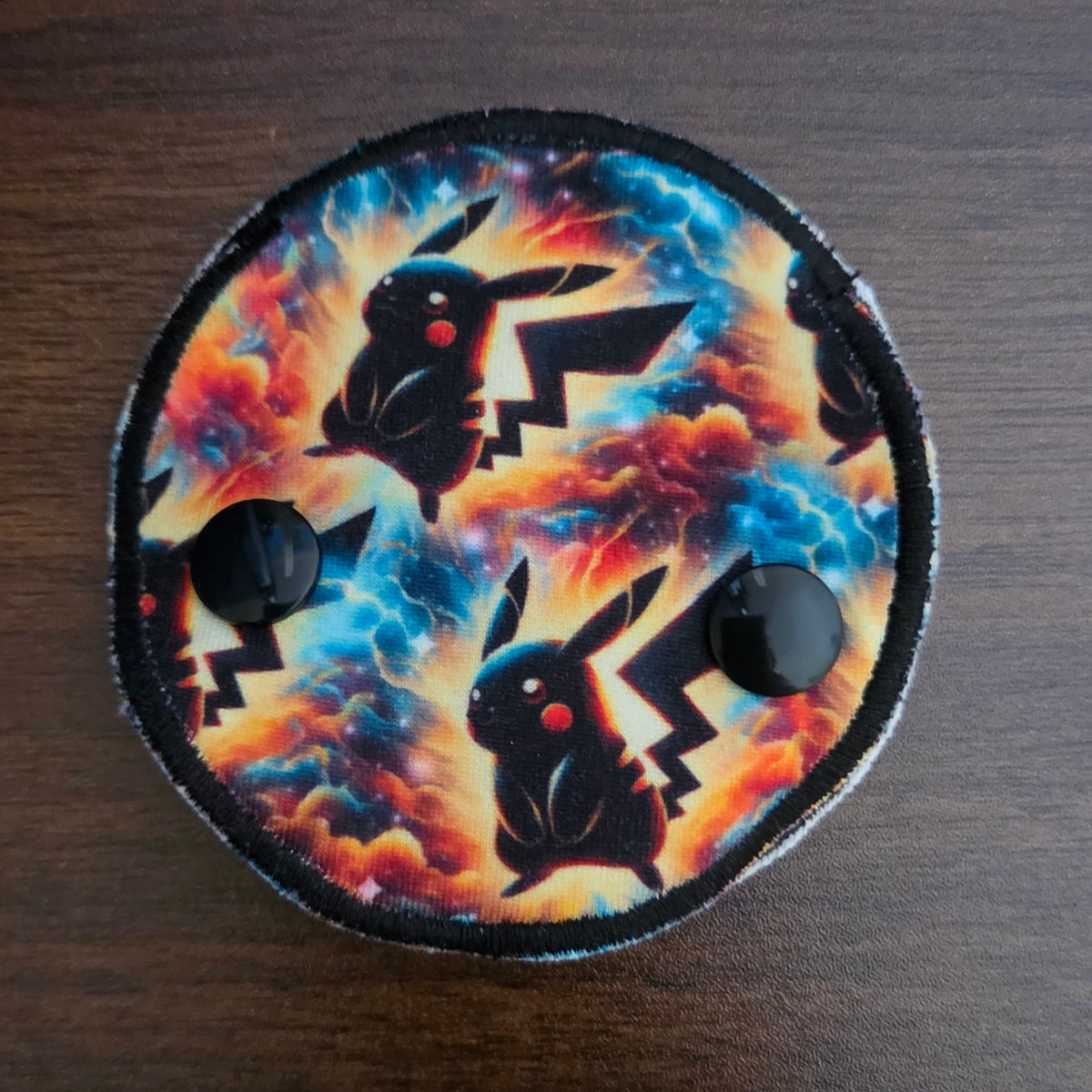 Snap down gtube pad with chu character