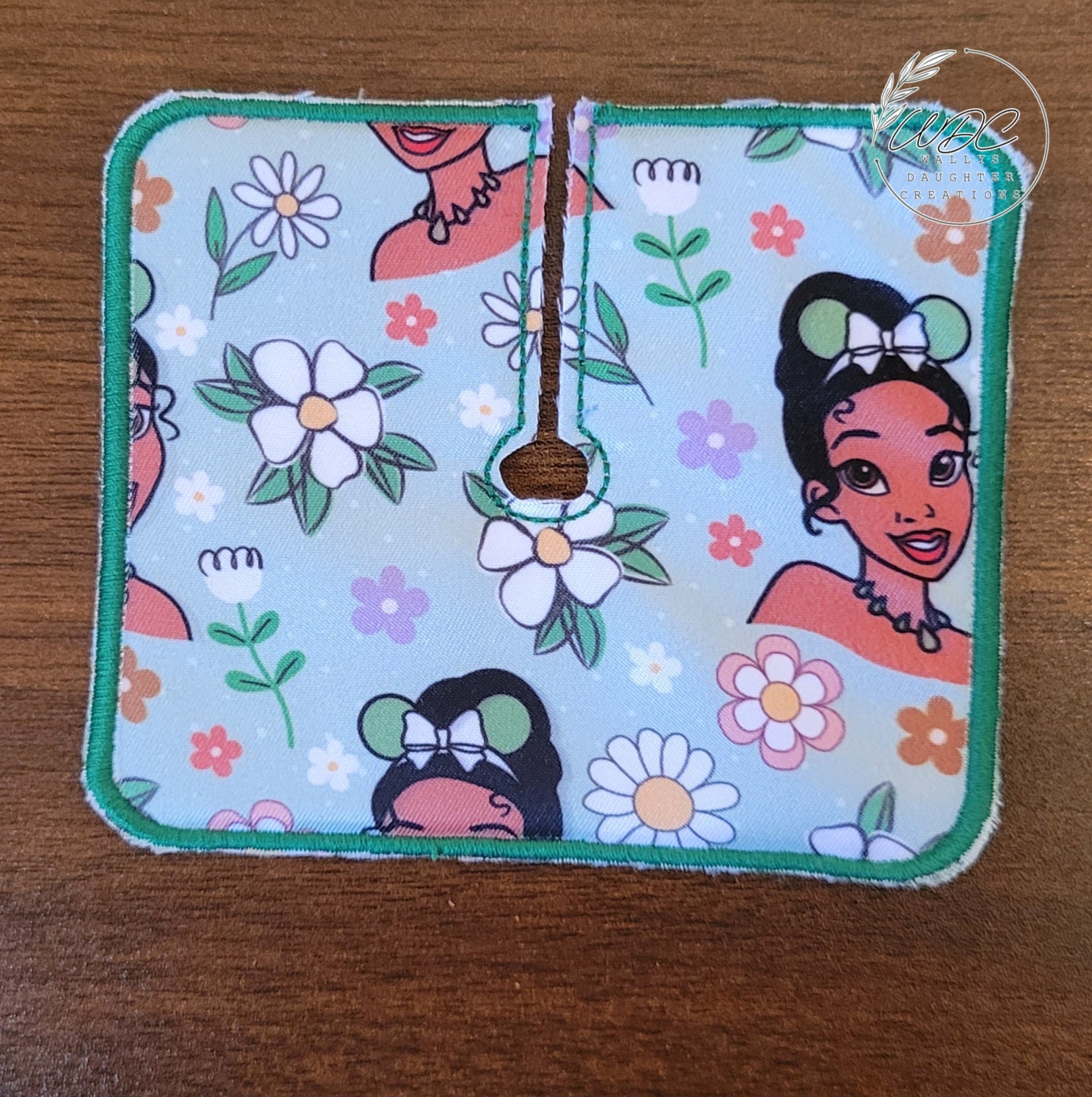 Trach Pad with Princess Character on Green