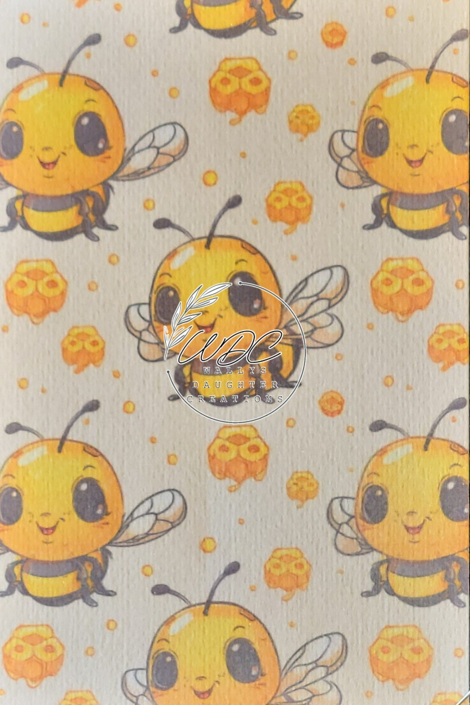Sublimated Hypafix Tape in baby bee print