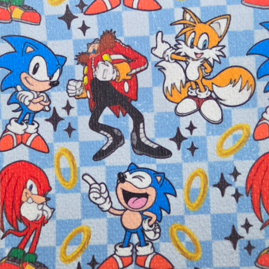 Hypafix NG tape with Blue hedgehog, red akidna and yellow fox