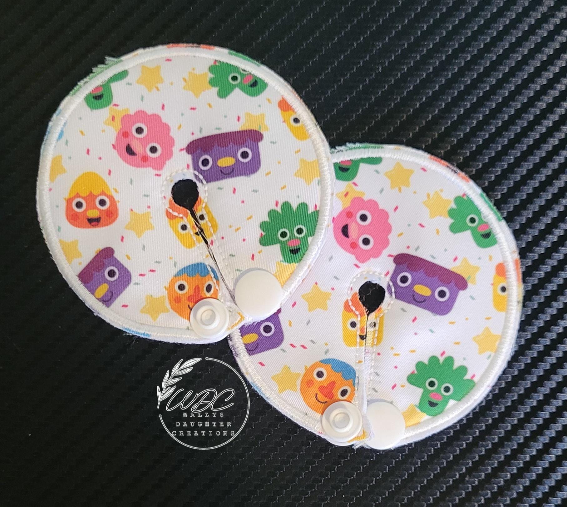 2 gtube pads with characters