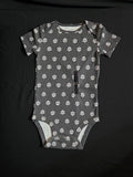 Gtube adapted bodysuit with leaf design