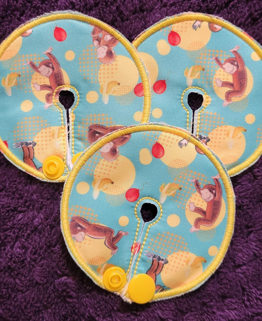 Curious Monkey Gtube pad set of 3