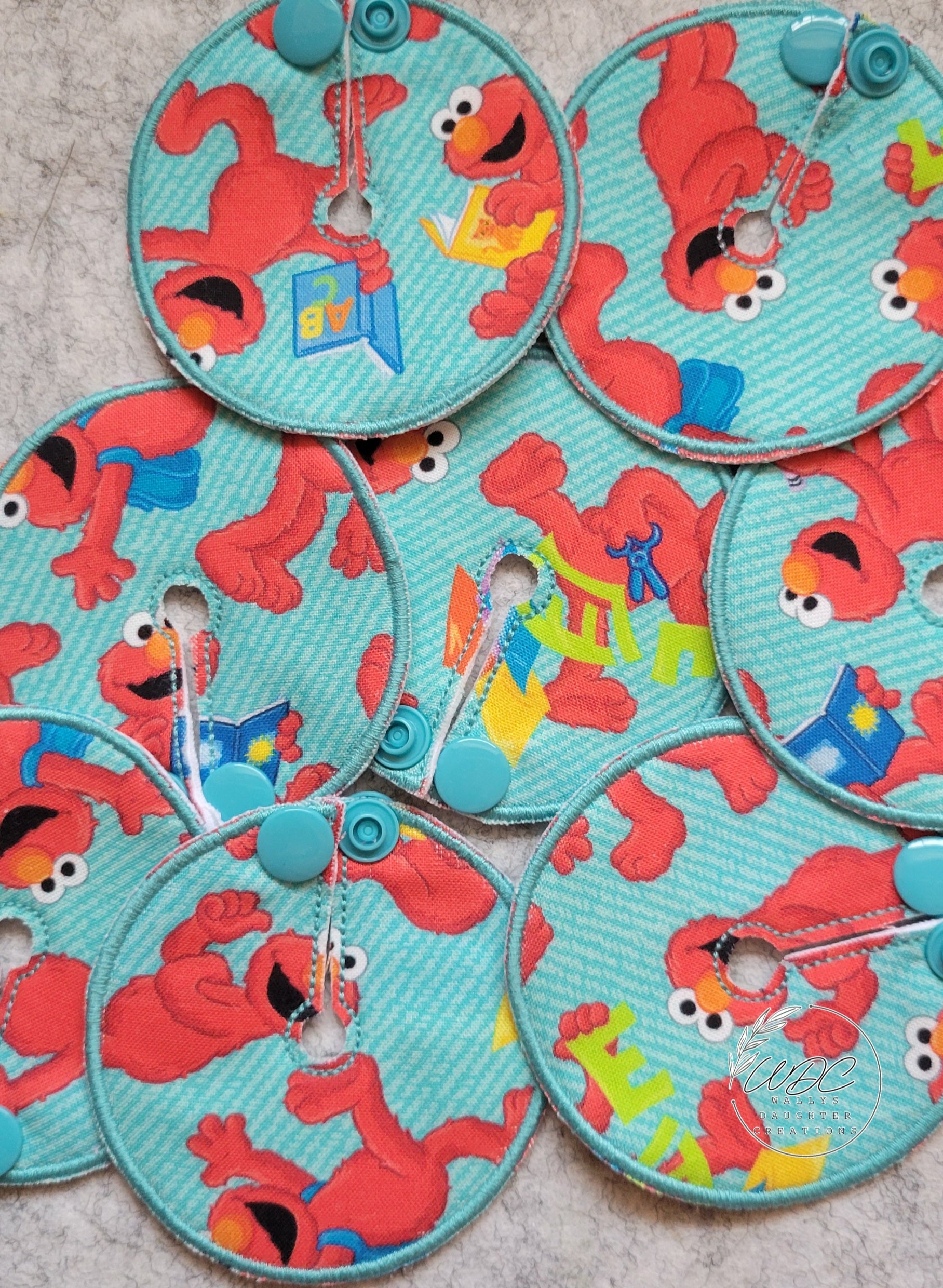 collage of gtube pads with red character
