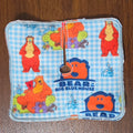 Trach Pad Blue House Bear