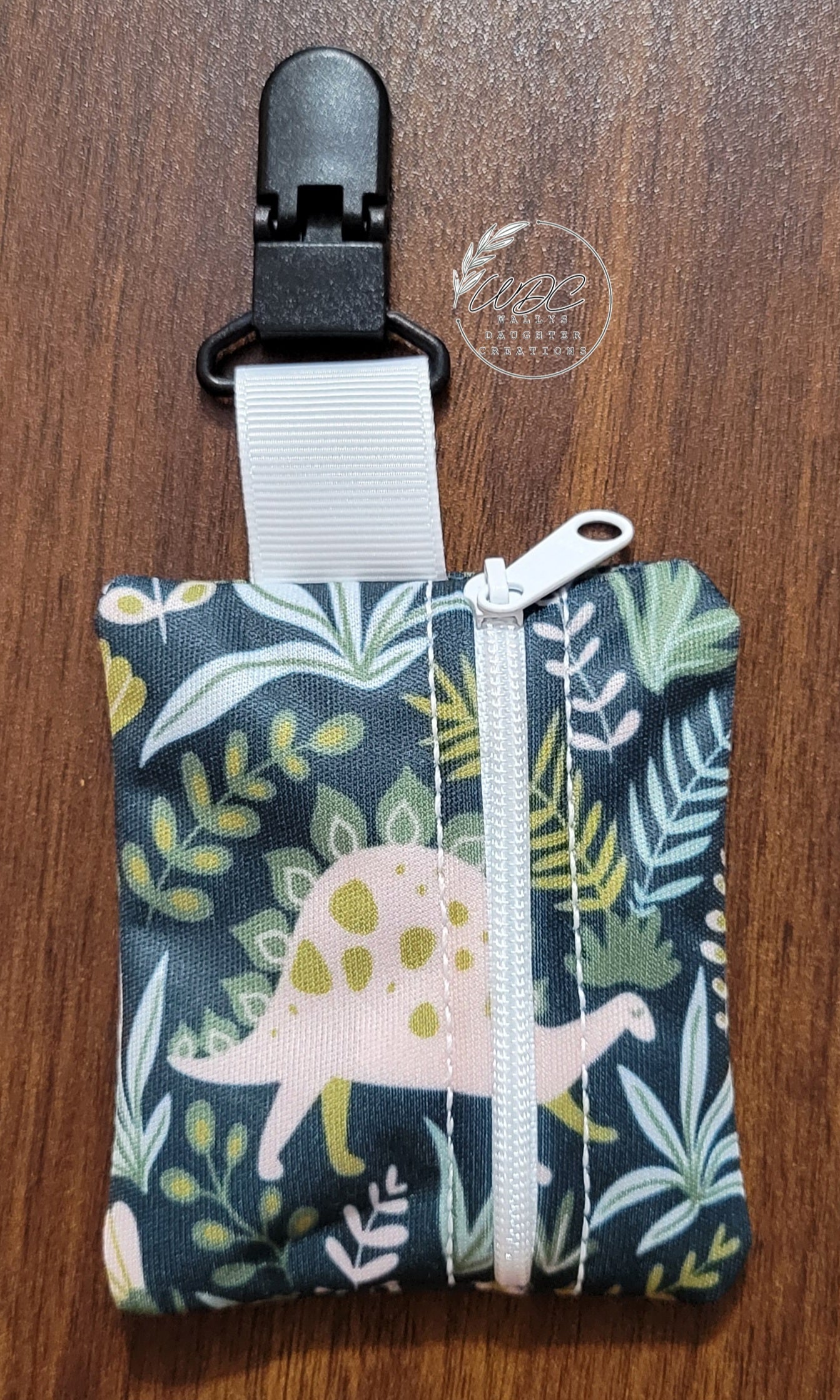 NG /NJ Tube Clip-on Zip Pouch, Medical Tubing Support