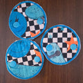 3" Snap-Down Pad, Skateboards and Smiles, Snap Closure