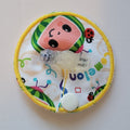 yellow thread gtube pad with watermelon character