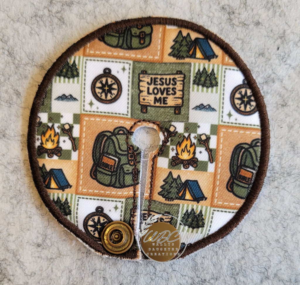 Gtube pad in camping theme