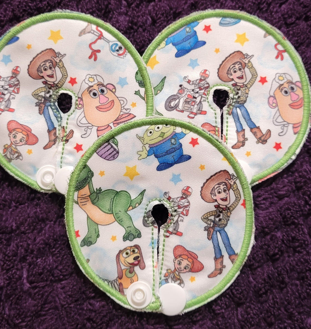 3" G Tube Pad, Toy Friends, Snap Closure