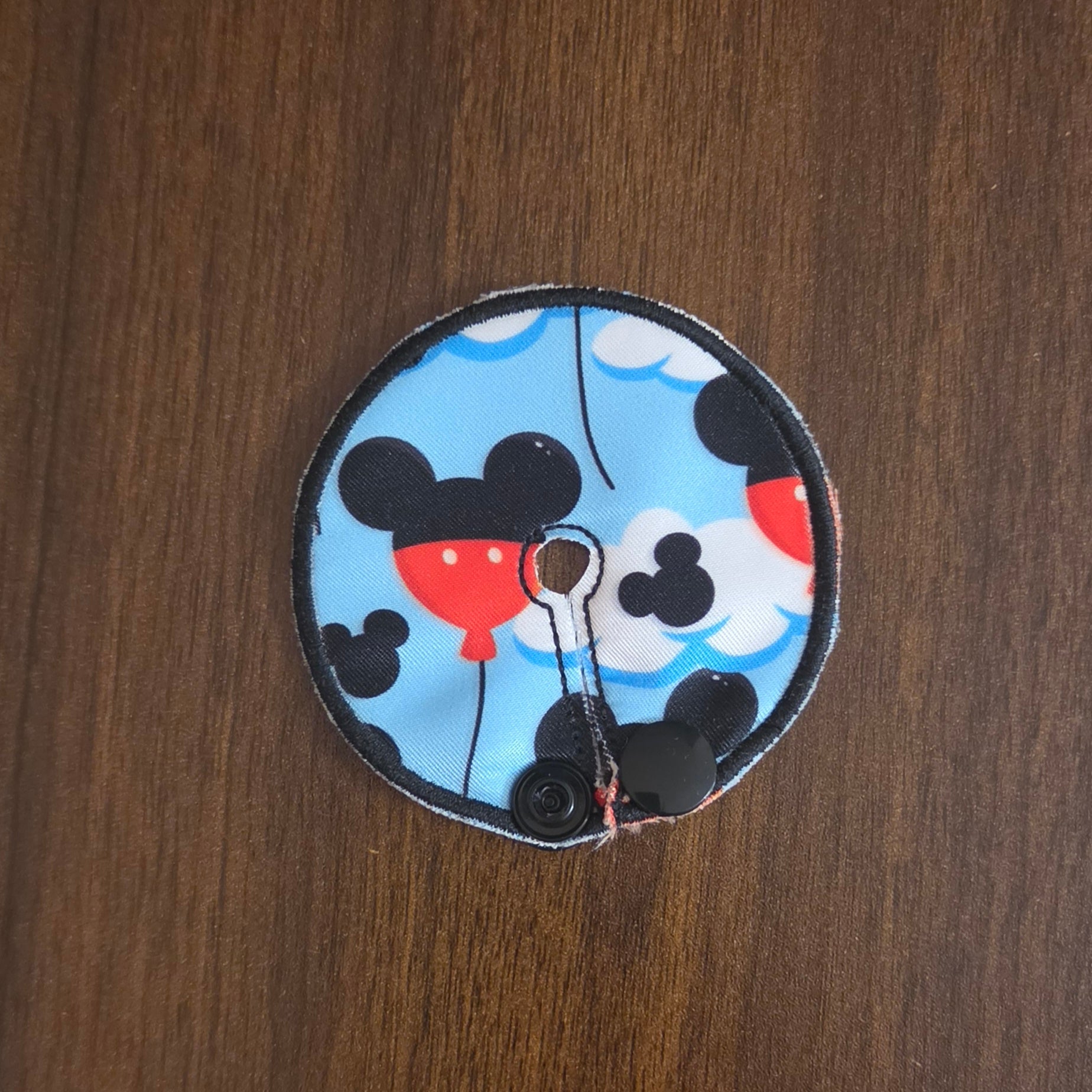 2.5" G Tube Pad, Mouse Balloons, Snap Closure