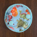 3" Snap-Down Pad, Baby Dinos, Snap Closure