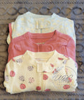 set of 3 zipper pajamas