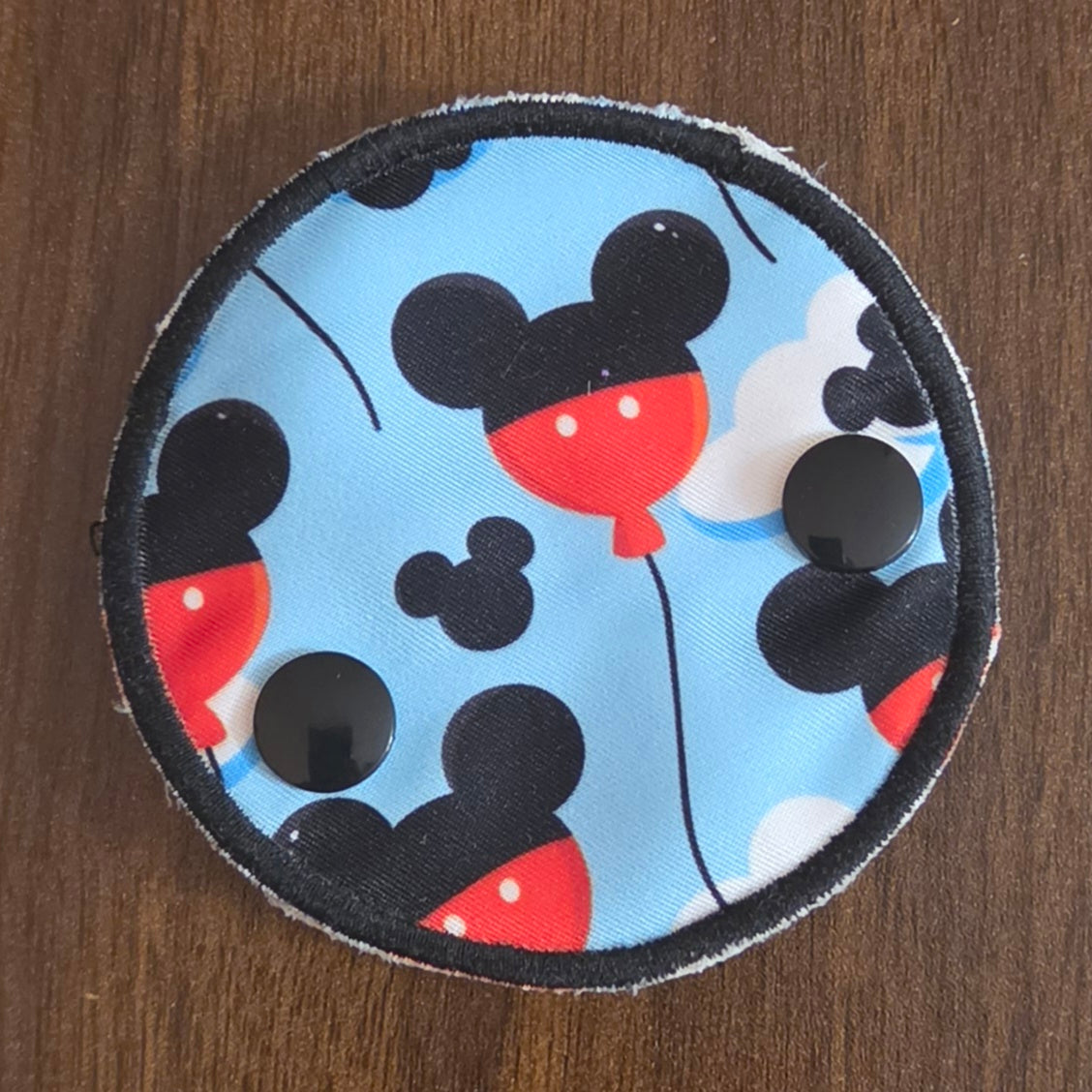 3" Snap-Down Pad, Mouse Balloons, Snap Closure
