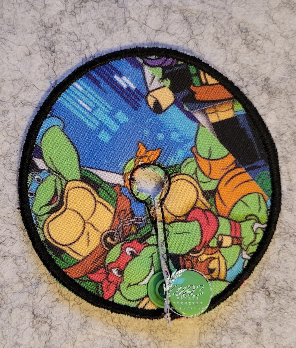 gtube pad showing green turtle character