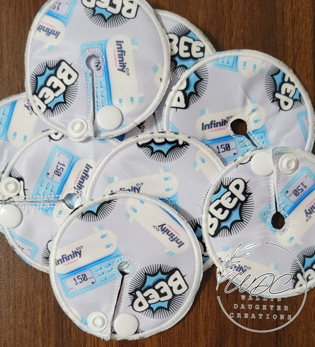 collage of gtube pads showing print