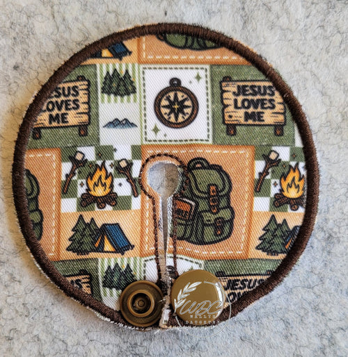 Gtube pad in camping theme