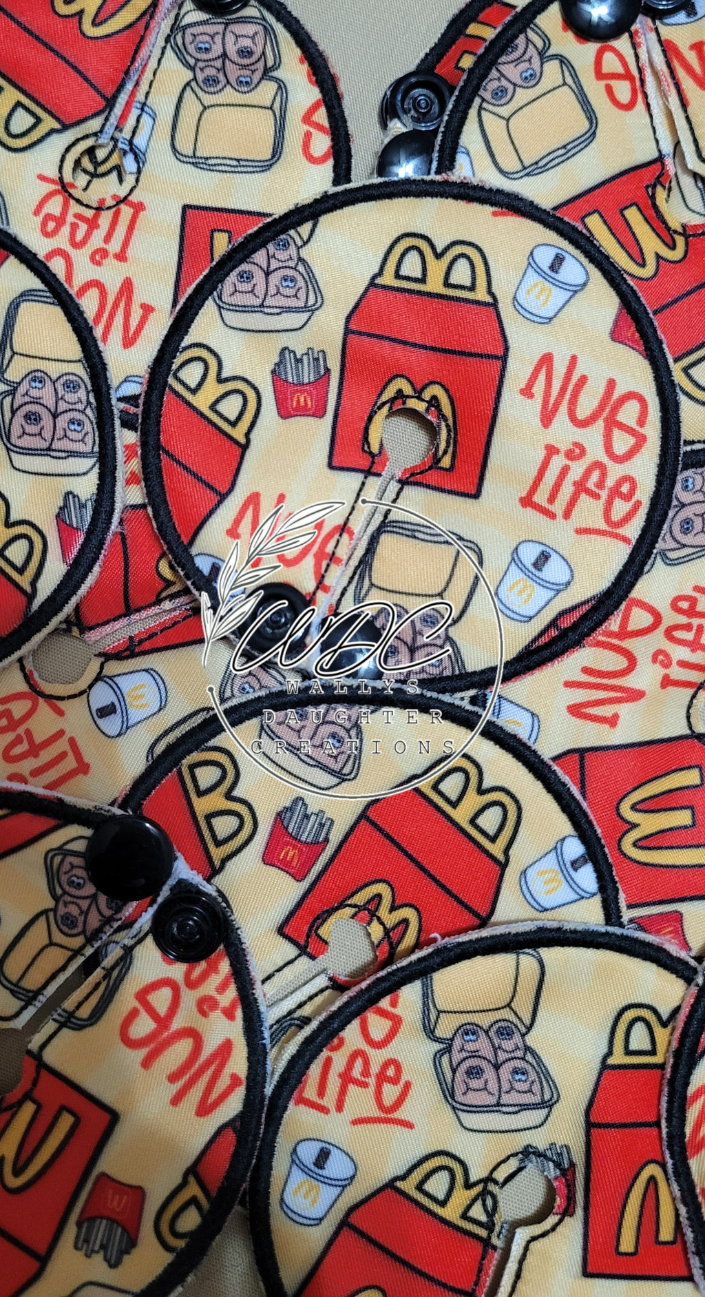 collage of gtube pads