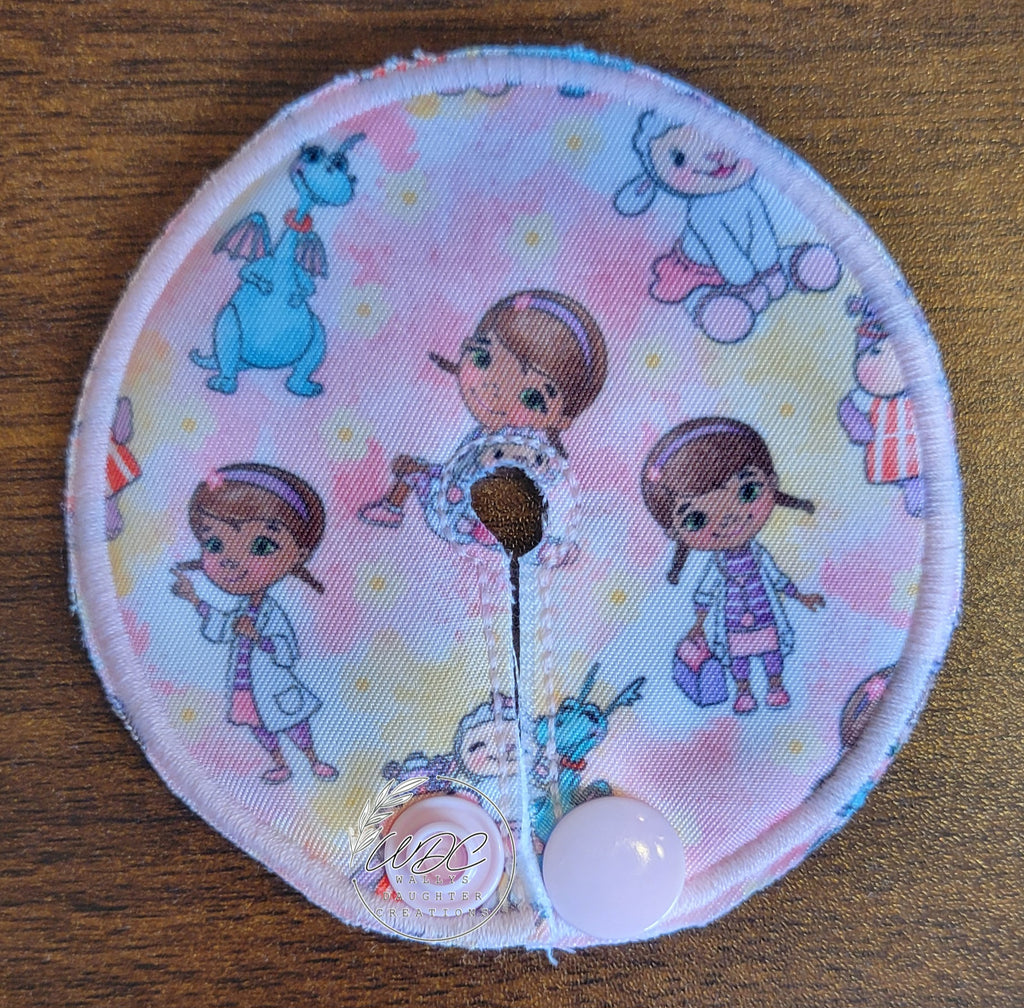 pink gtube pad with character